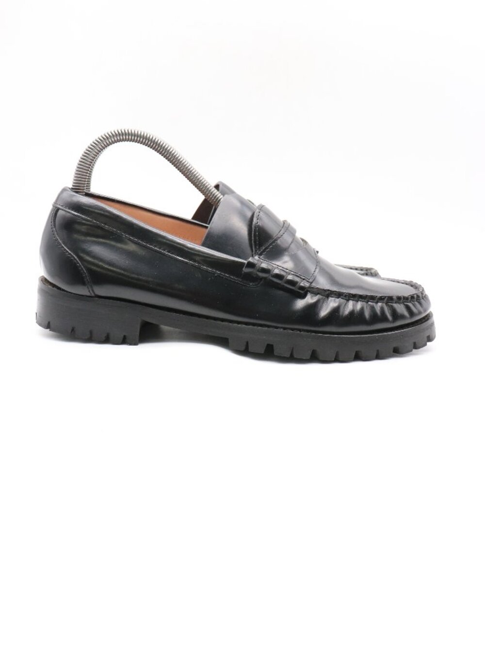 J.Crew Winona Women's Size 8.5 Penny Loafers Black Leather Slip On Shoes